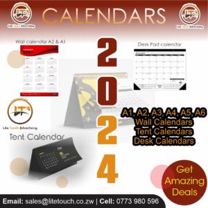 2025 Calendar Design and Print in Harare